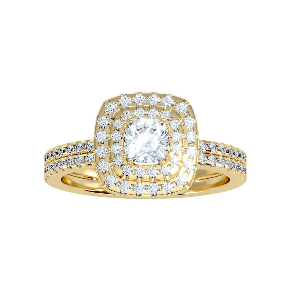 Natural Solitaire Ring