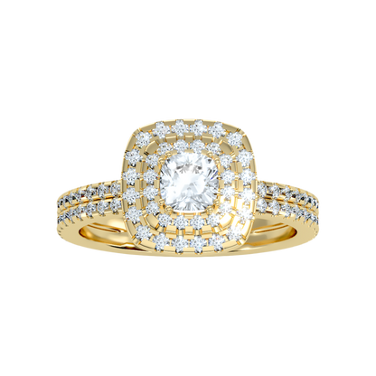 Natural Solitaire Ring