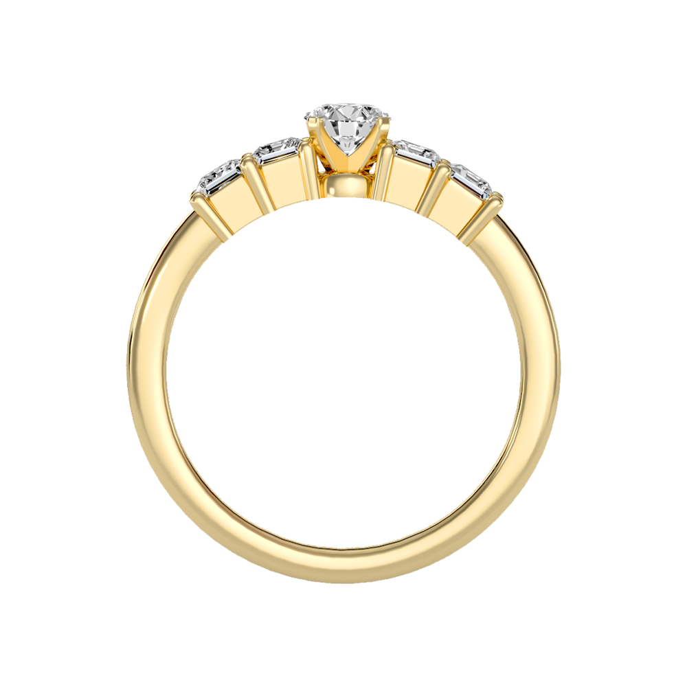 Auspicious Five Stone Ring