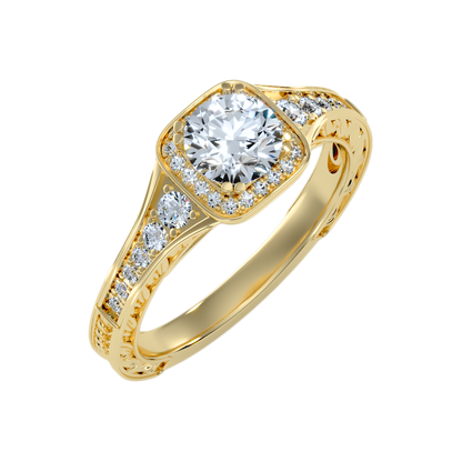 Belle Halo Ring-Color_Yellow-Gold