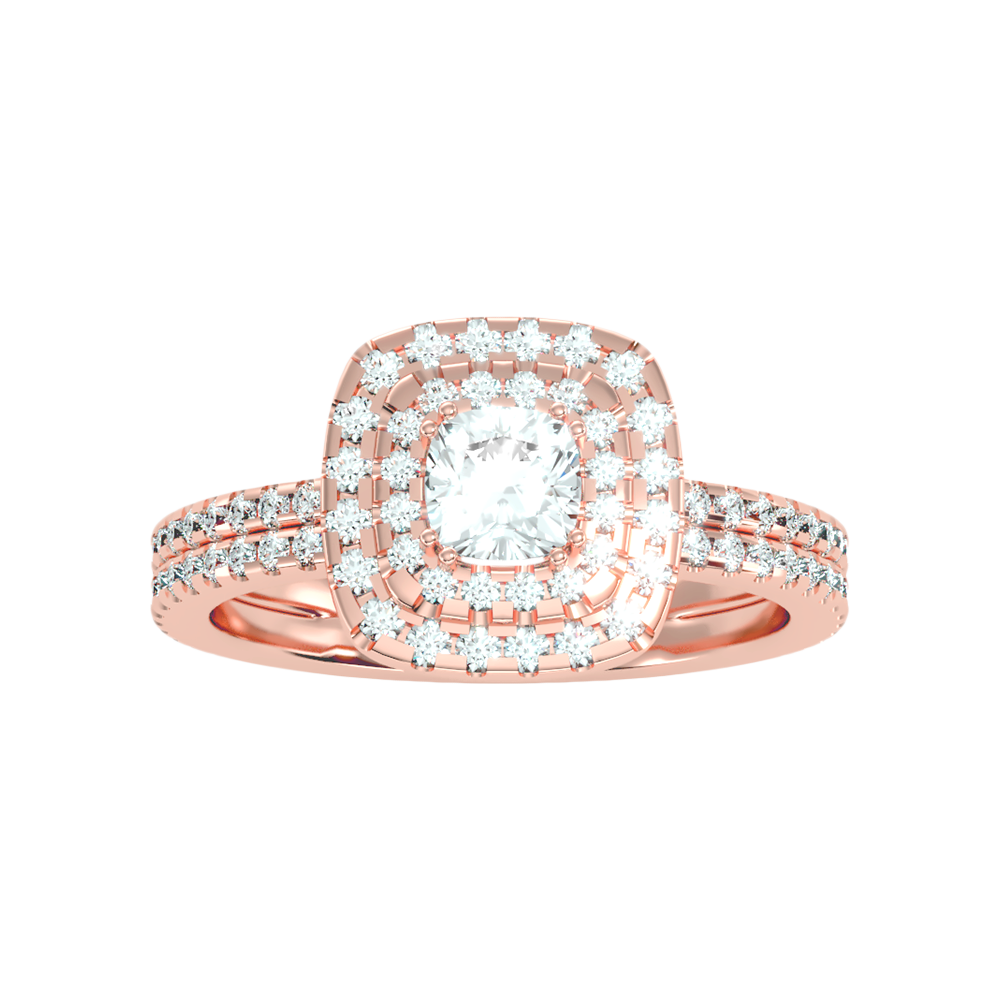 Natural Solitaire Ring