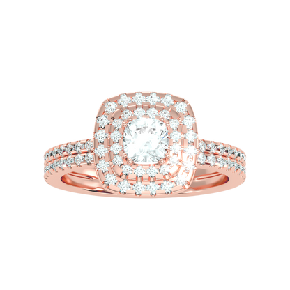 Natural Solitaire Ring