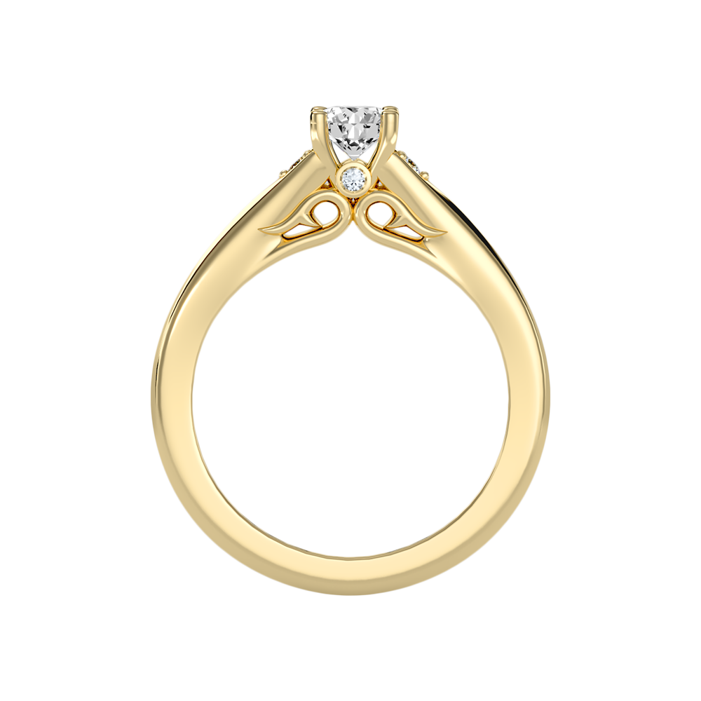 Danized Classic Solitaire Ring