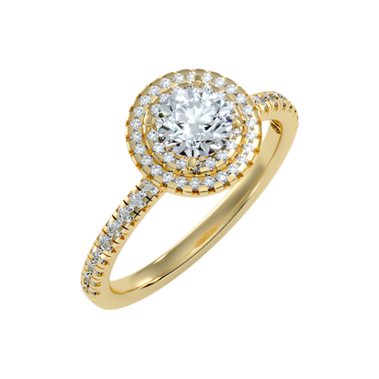 Terrific Halo Diamond Ring