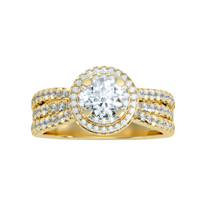 Influential Halo Diamond Ring