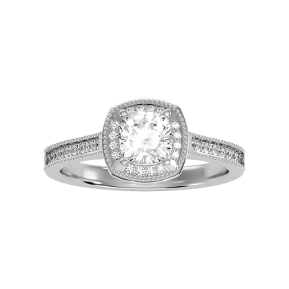 Amy Diamond Halo Ring