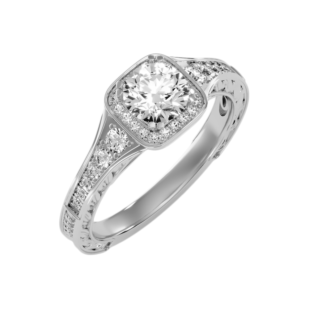 Belle Halo Ring