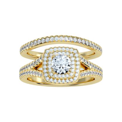 Light Bridal Ring Set