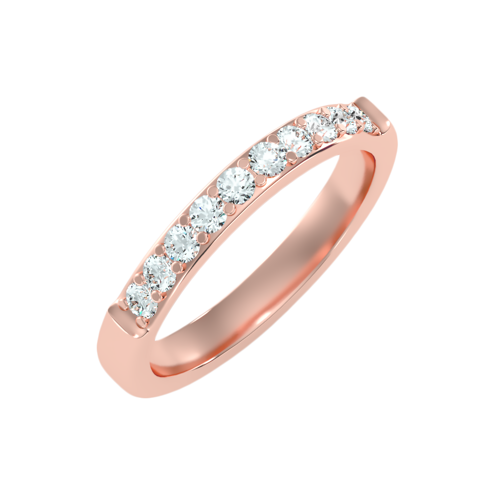 Hapop Half Eternity Band-Color_Rose-Gold