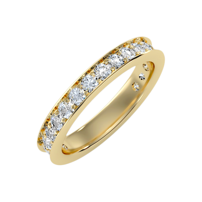 The Hippy Half Eternity Ring