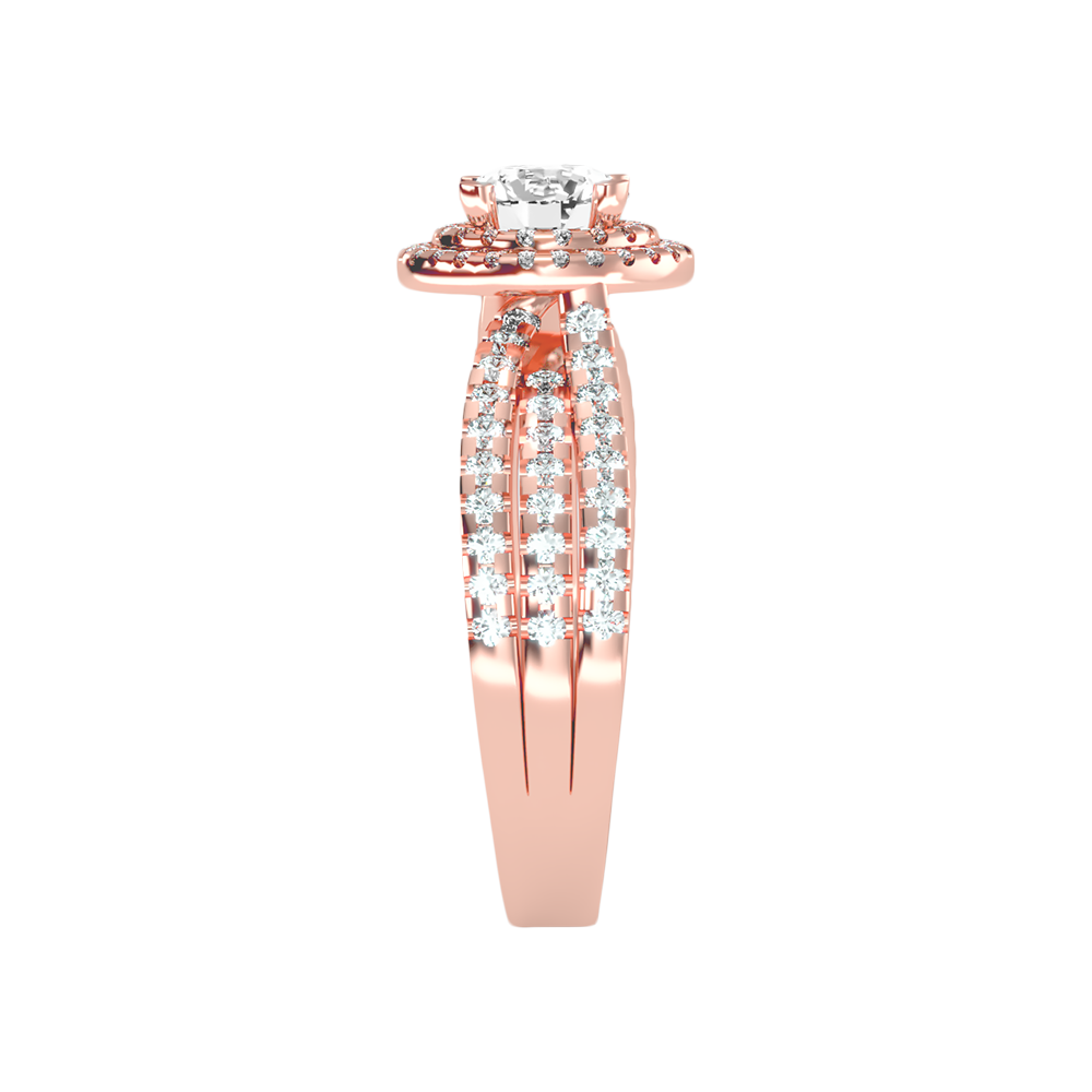 Influential Halo Diamond Ring
