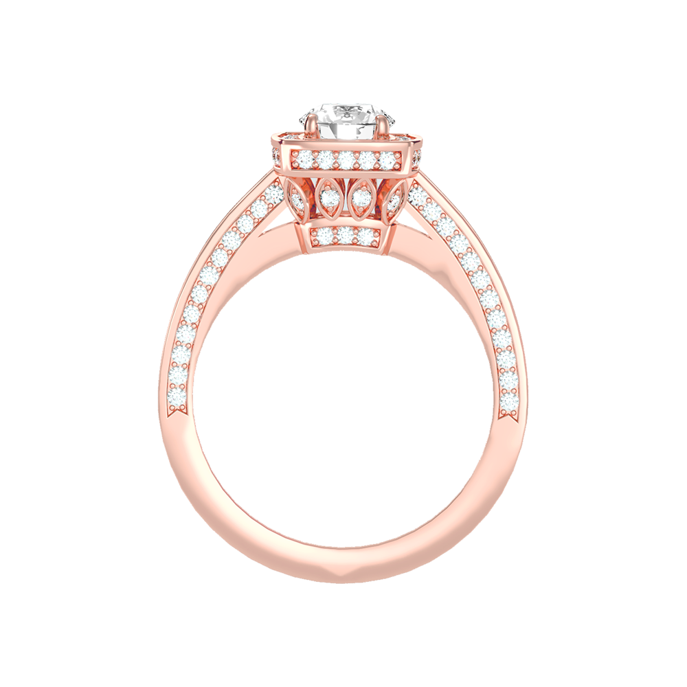 Outlandish Halo Ring
