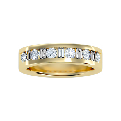 Light Hearted Half Eternity Ring