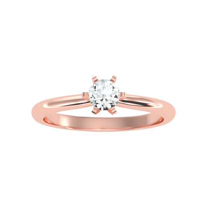 Luxuriant Solitaire Ring