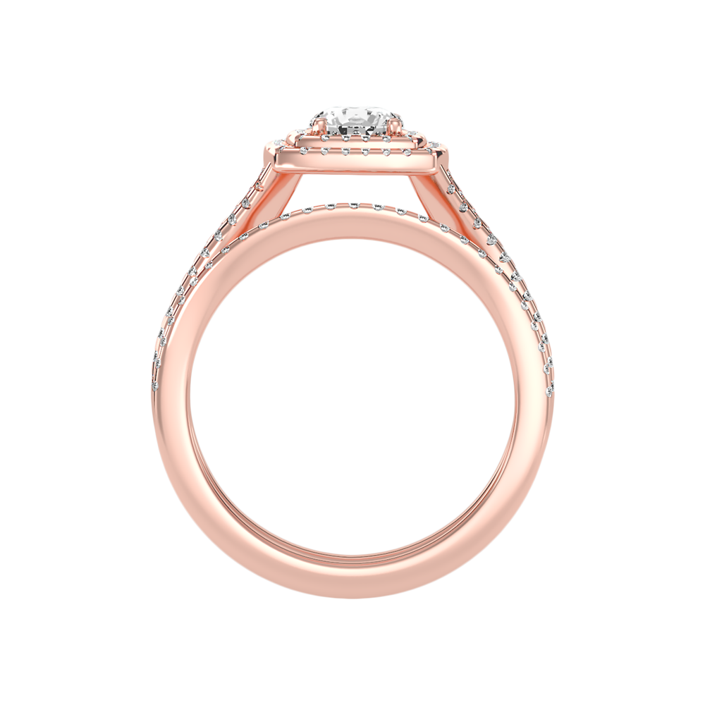 Light Bridal Ring Set