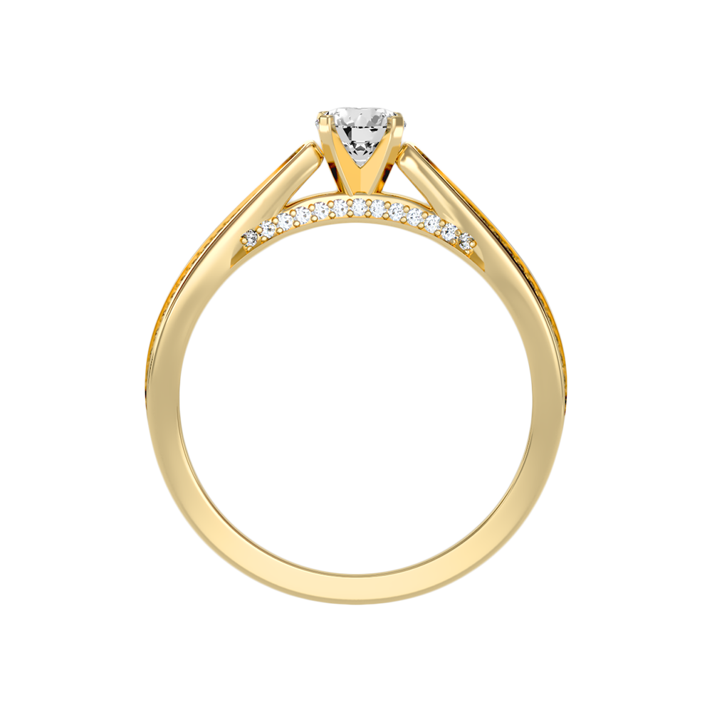Happy Solitaire Ring