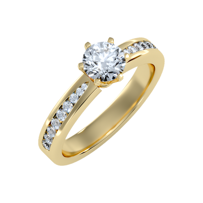 Awesome Solitaire Ring-Color_Yellow-Gold