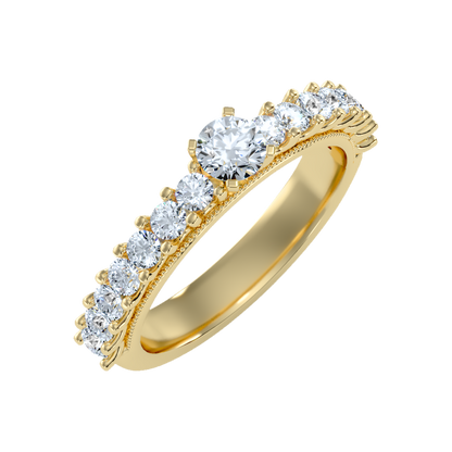 Enormous Solitaire Ring-Color_Yellow-Gold