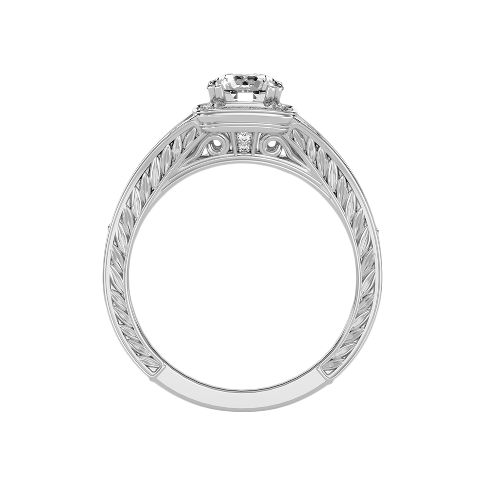 Belle Halo Ring-Color_White-Gold
