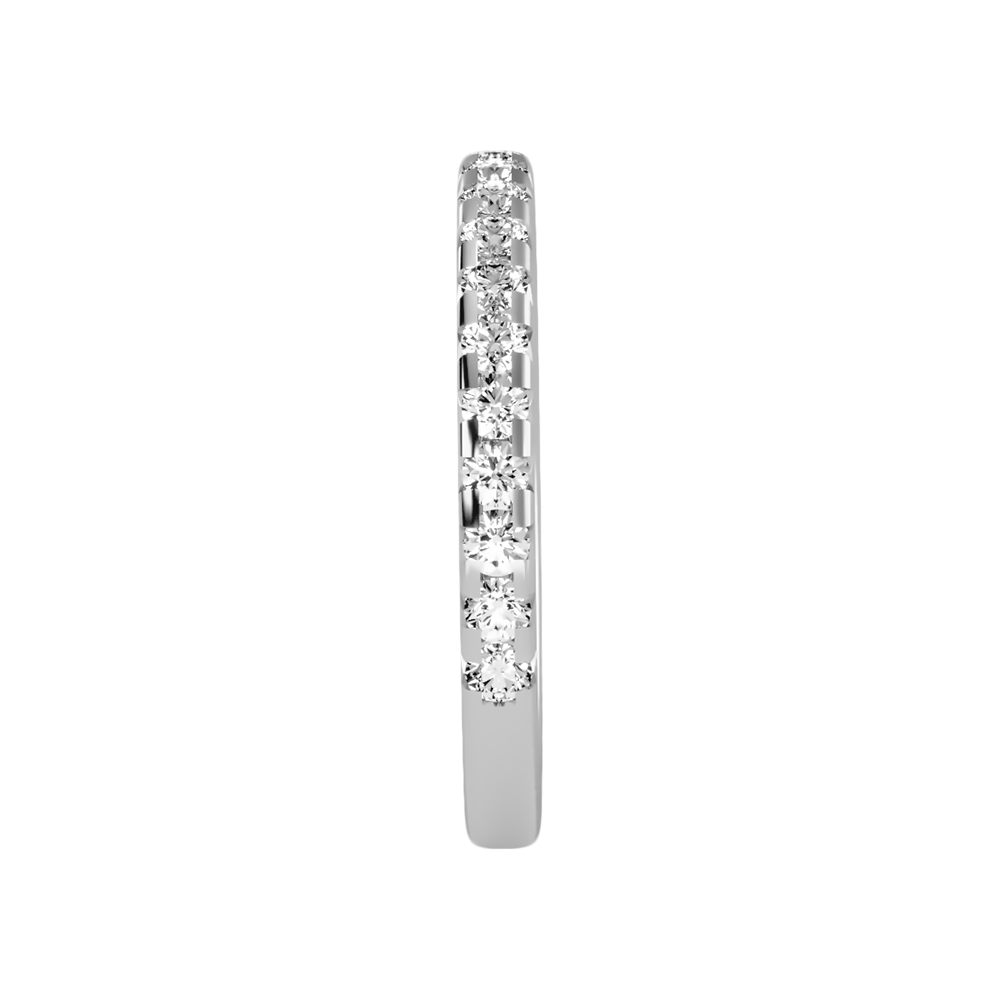 Lively Half Eternity Wedding Band