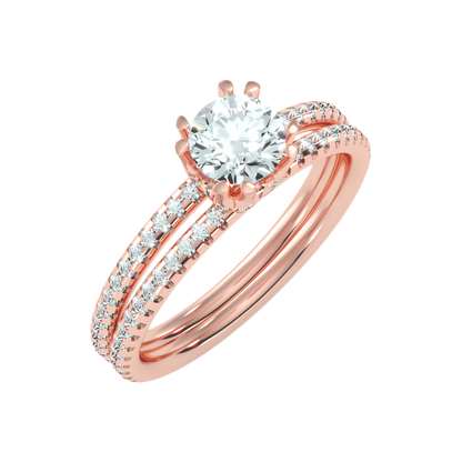 Cascabel Solitaire Ring-Color_Rose-Gold