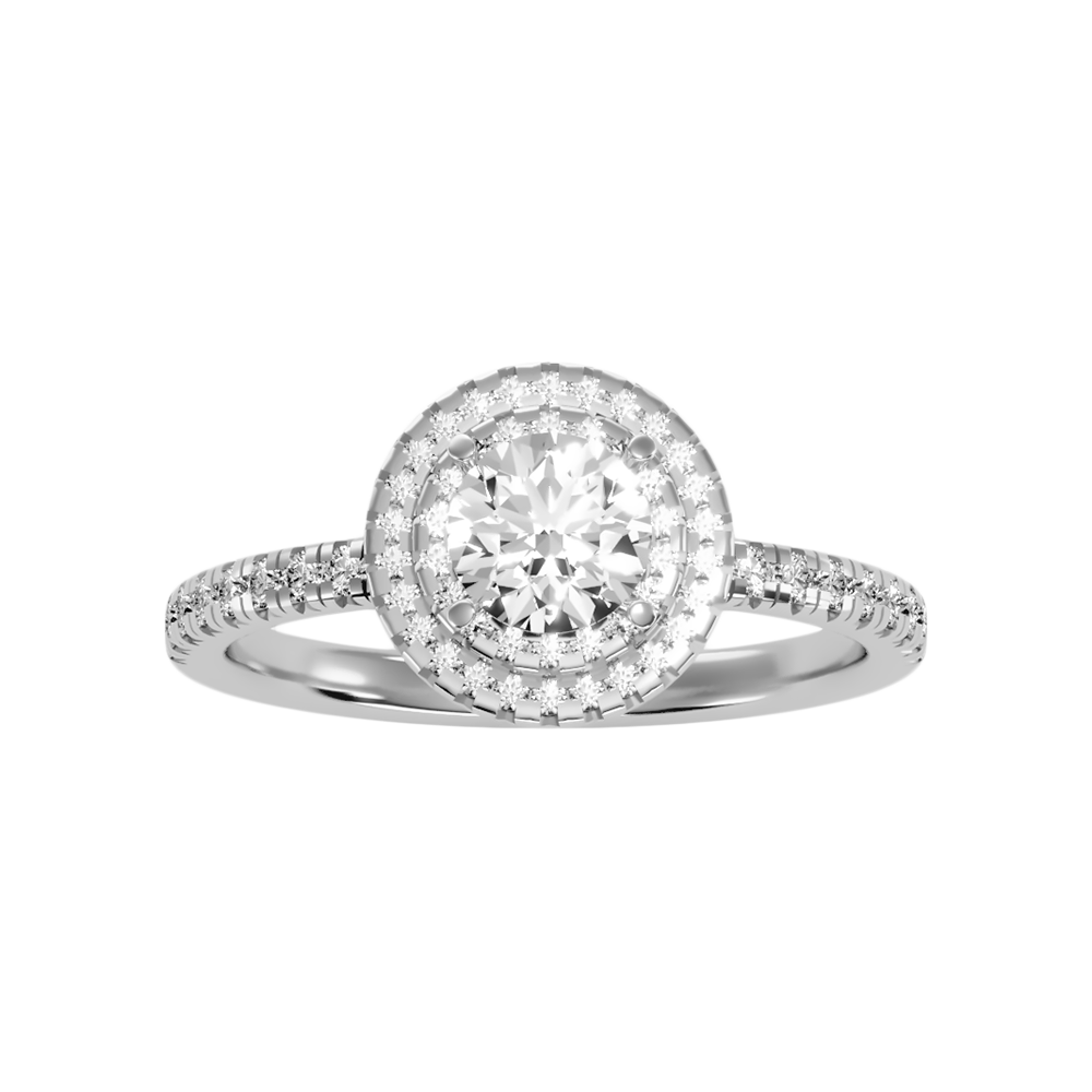 Terrific Halo Diamond Ring