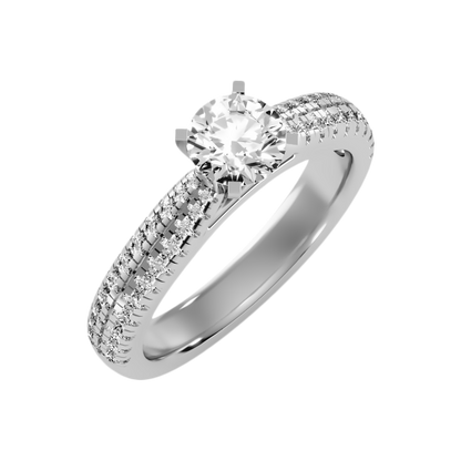 Mazica Solitaire Ring-Color_White-Gold
