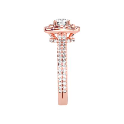 Natural Solitaire Ring