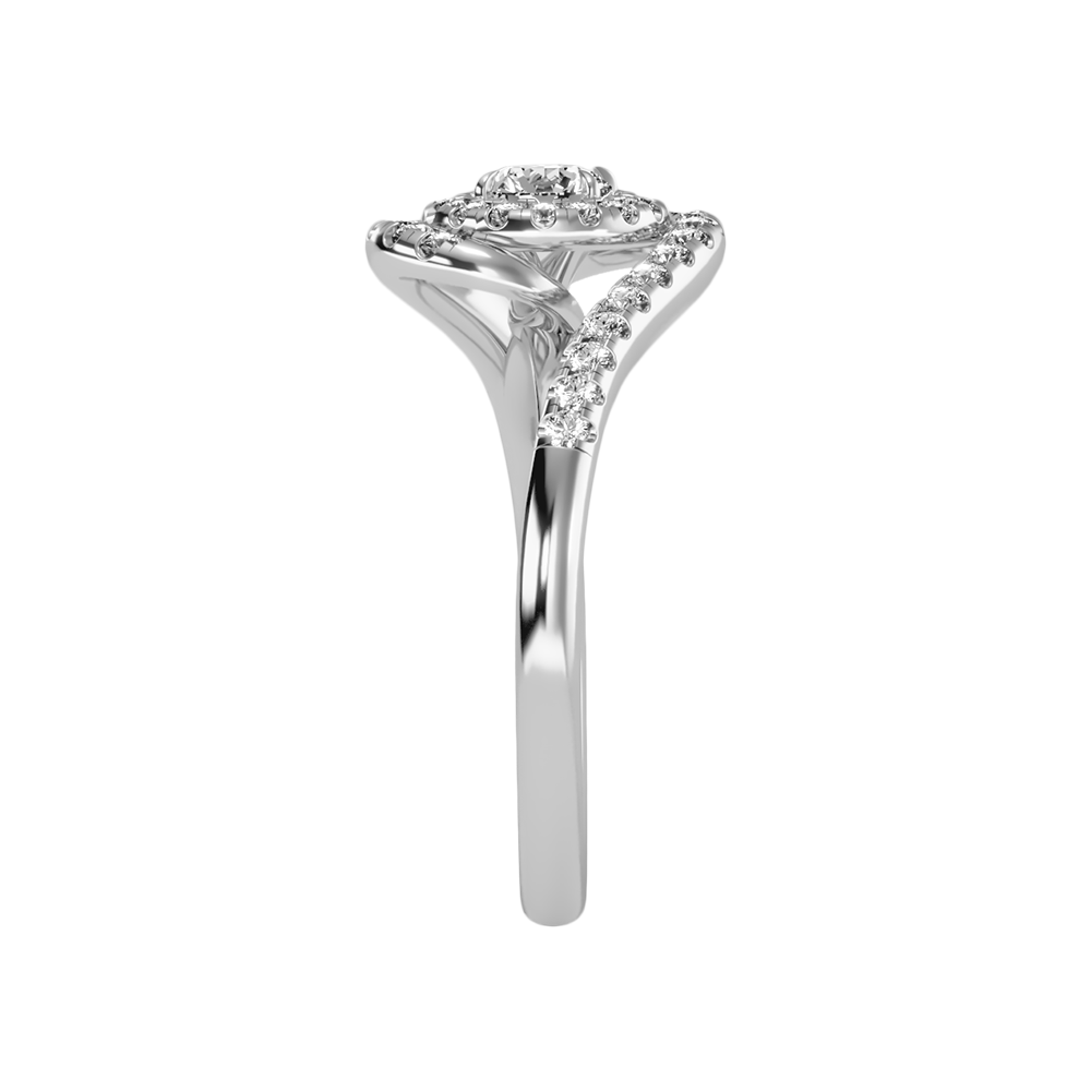 Pleasing Halo Ring