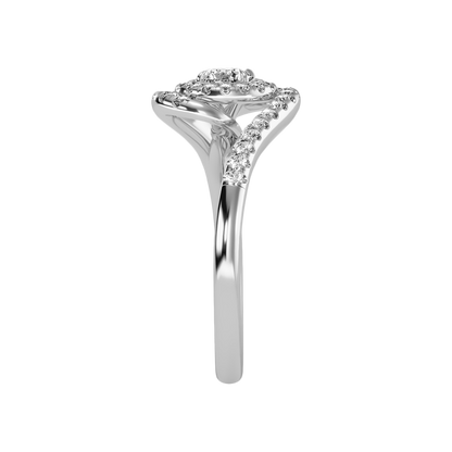 Pleasing Halo Ring