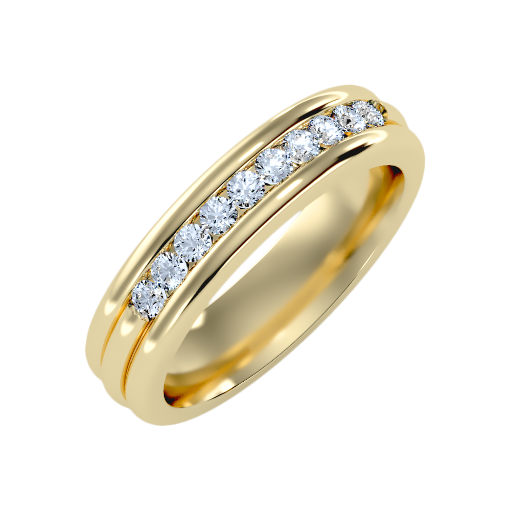 Shase Half Eternity Band-Color_Yellow-Gold