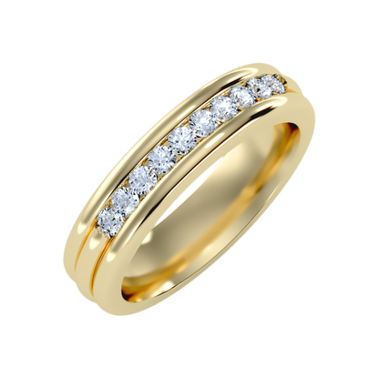 Shase Half Eternity Band-Color_Yellow-Gold
