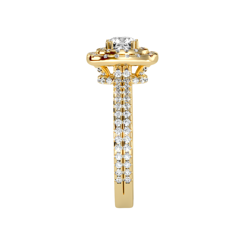 Natural Solitaire Ring