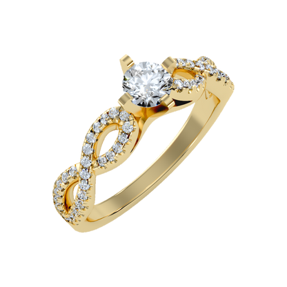 Amazing Solitaire Ring-Color_Yellow-Gold
