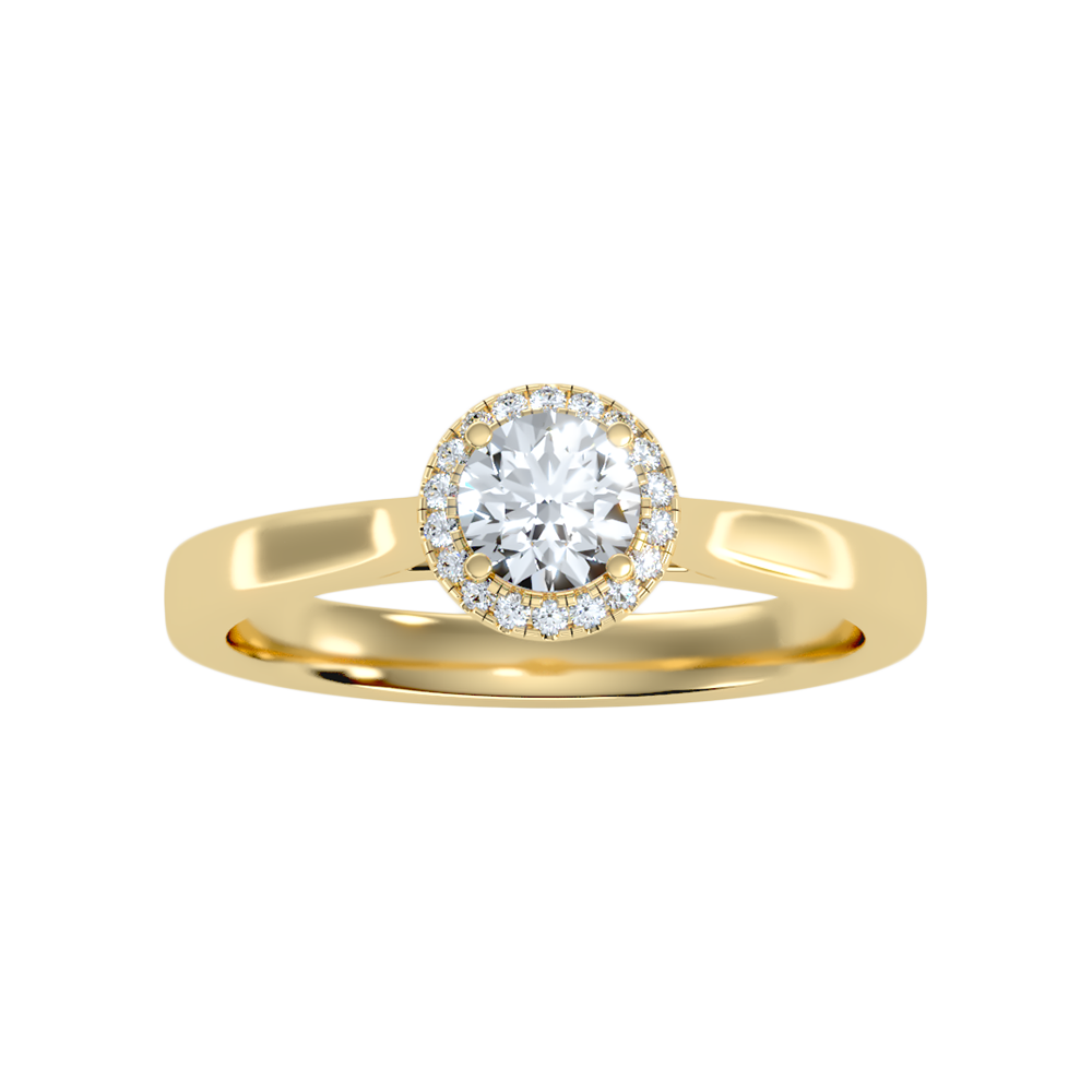 Affable Halo Ring