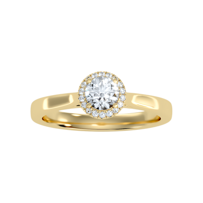 Affable Halo Ring