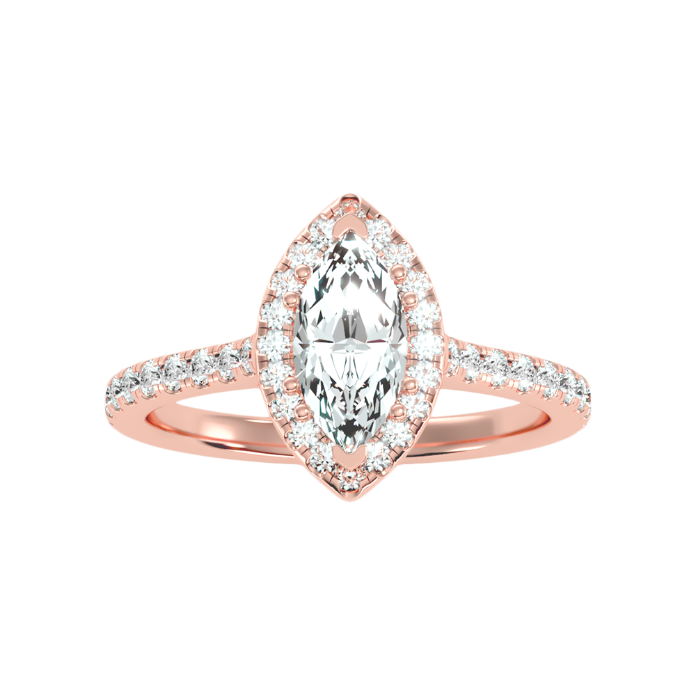 Phenomenal Marquise Shaped Diamond Ring