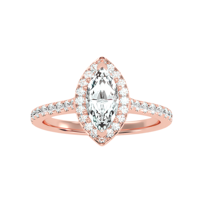 Phenomenal Marquise Shaped Diamond Ring