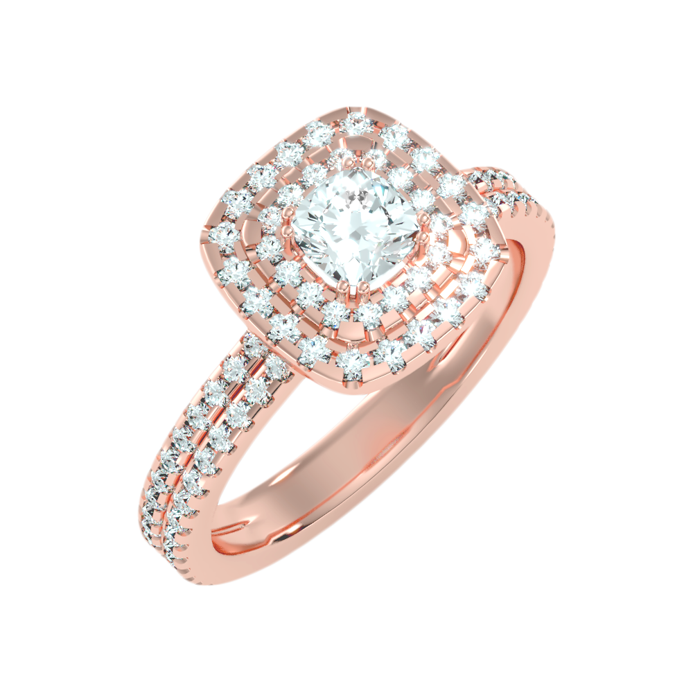 Natural Solitaire Ring-Color_Rose-Gold