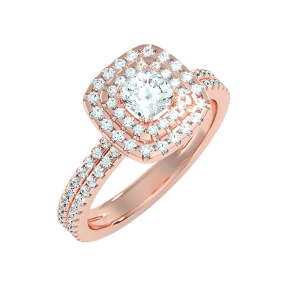 Natural Solitaire Ring-Color_Rose-Gold