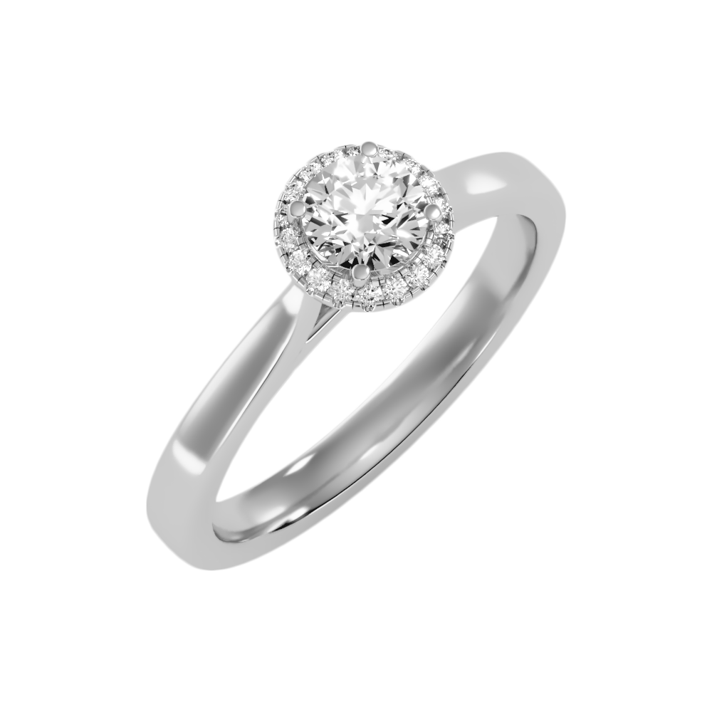 Affable Halo Ring