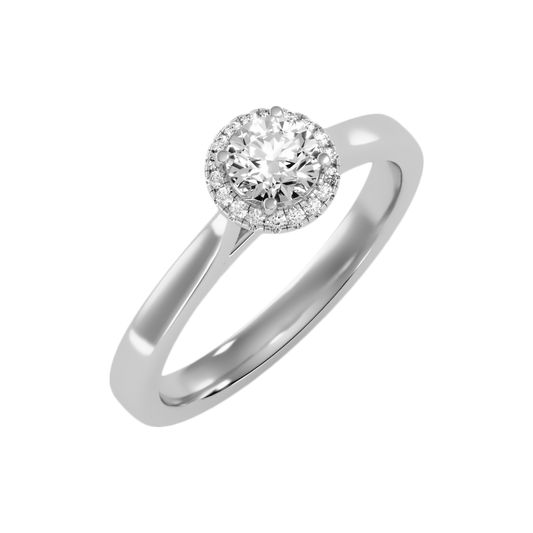 Affable Halo Ring