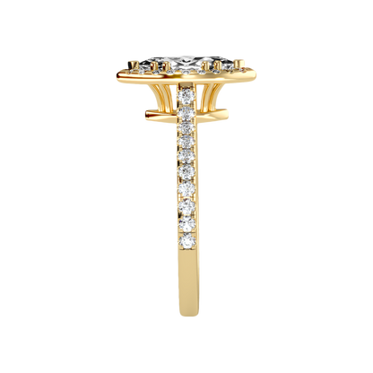 Phenomenal Marquise Shaped Diamond Ring