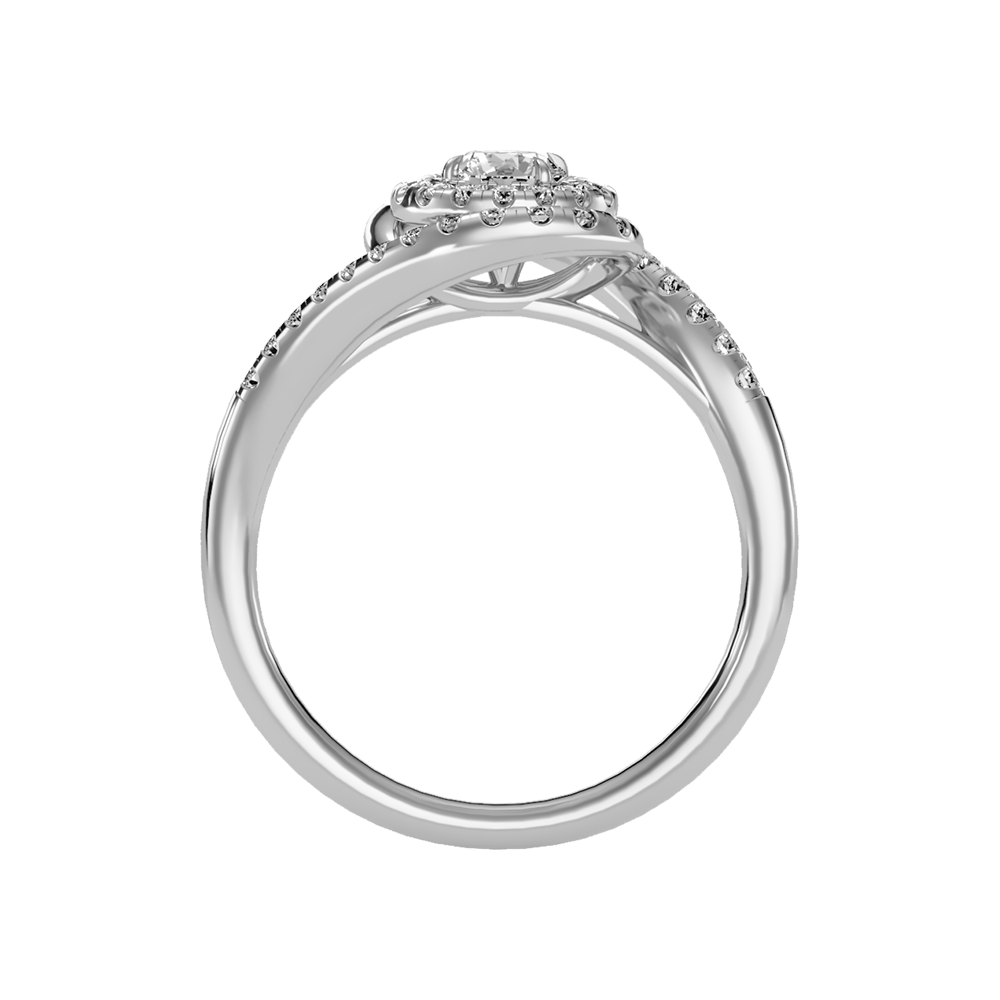 Pleasing Halo Ring