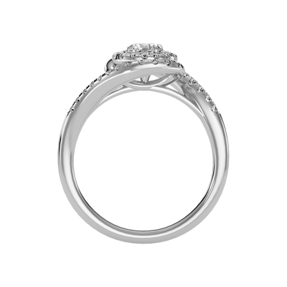 Pleasing Halo Ring