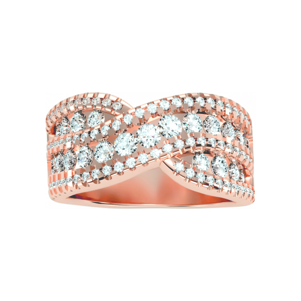 Noble Half Eternity Ring