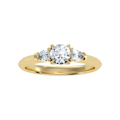 Efflorescence Solitaire Ring
