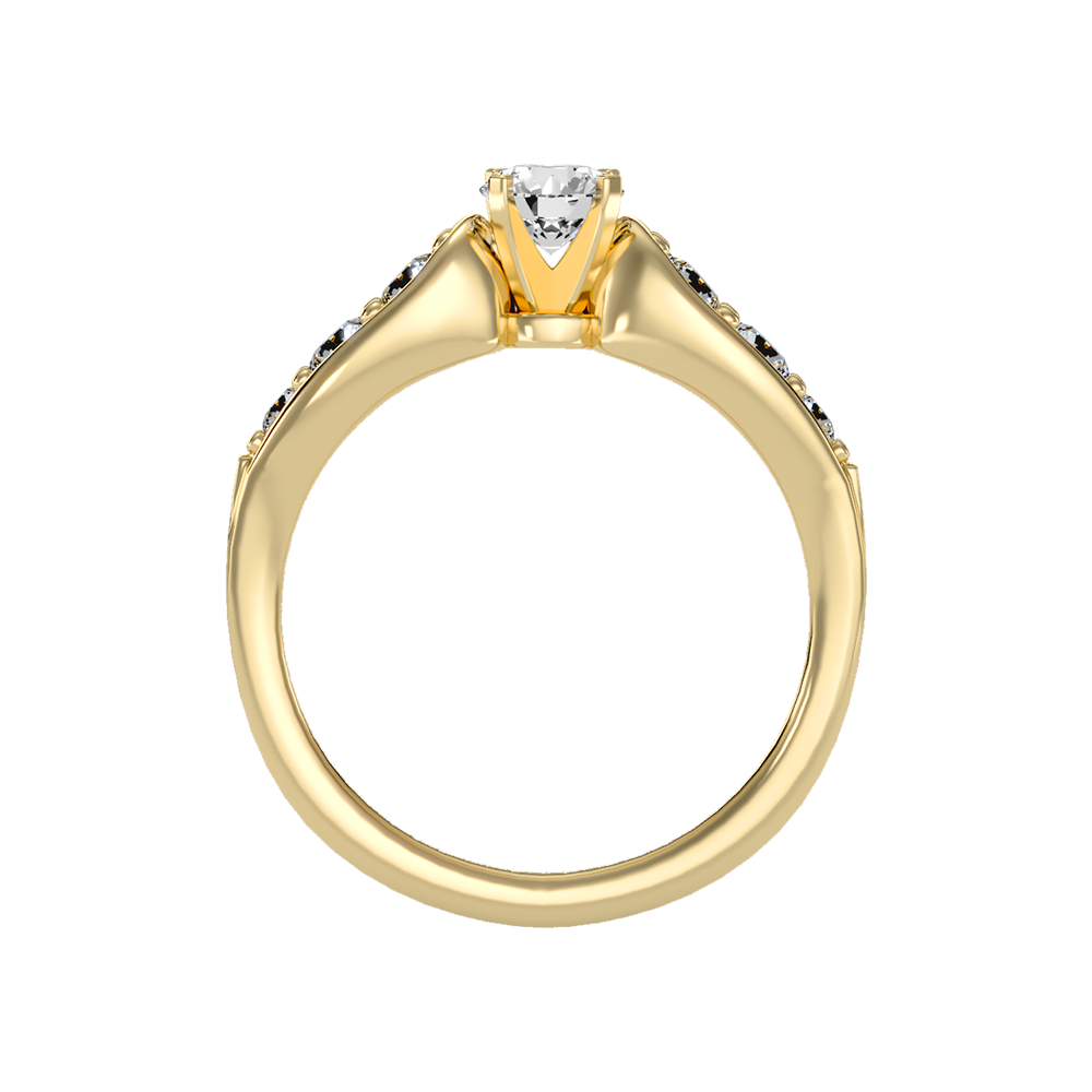 Cracking Solitaire Ring