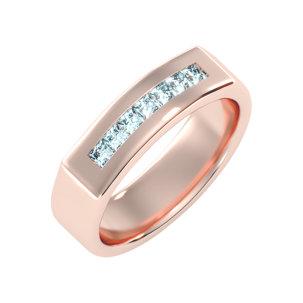 Gleamful Men's Band-Color_Rose-Gold