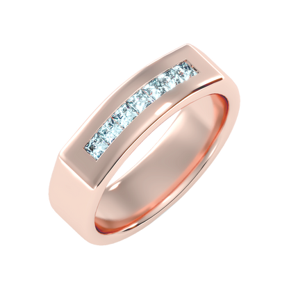 Gleamful Men's Band-Color_Rose-Gold
